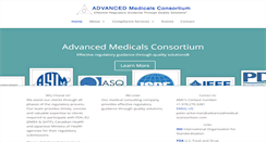 Desktop Screenshot of advancedmedicalsconsortium.com